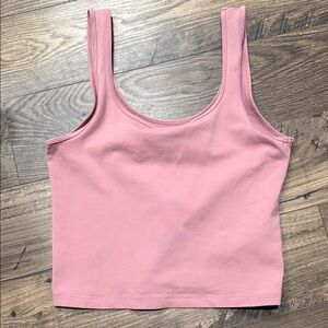 Abercrombie & Fitch Pink Seamless Crop Tank